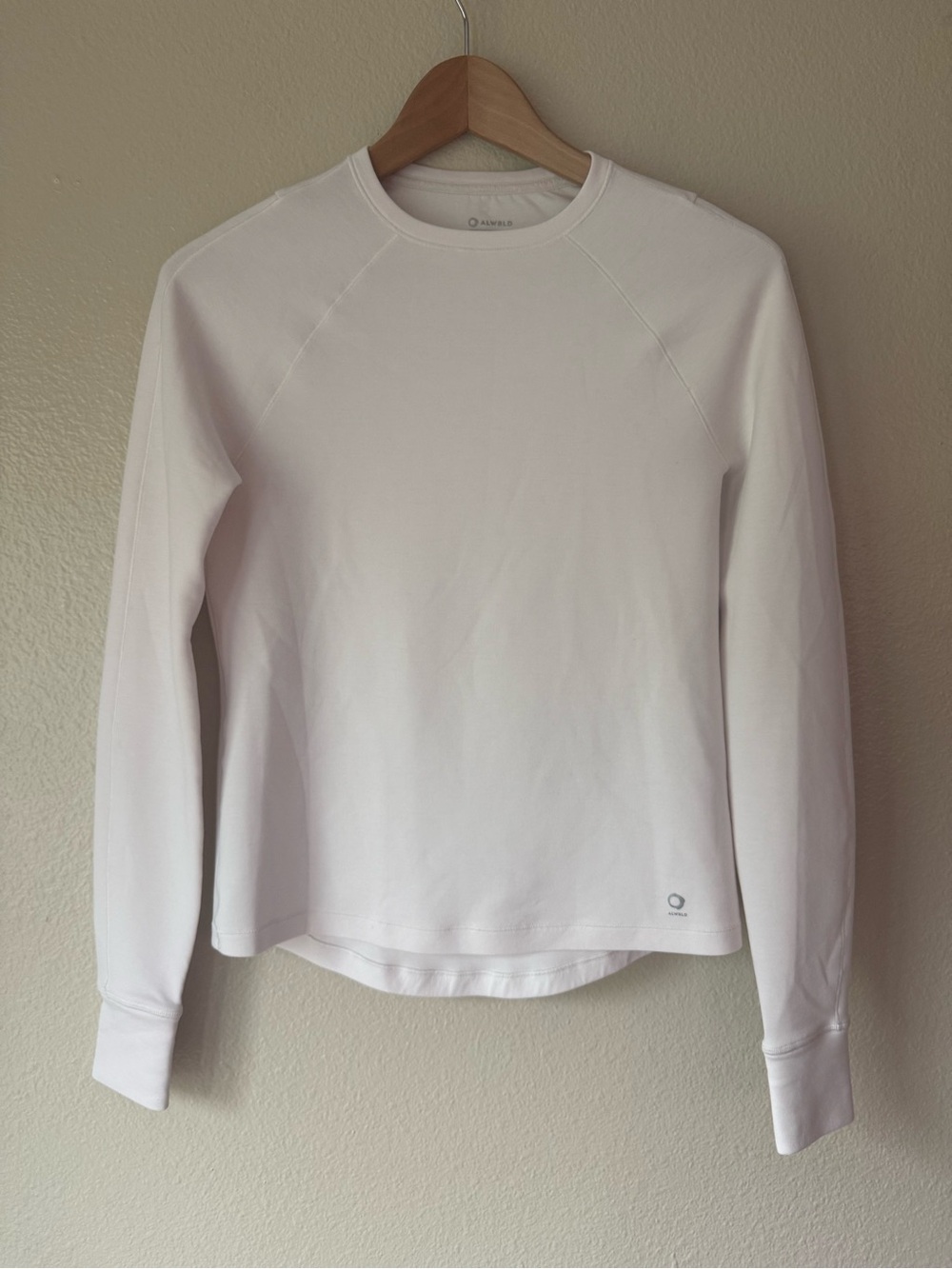 ALWRLD Dusty Pink Thermal Crew Sweatshirt